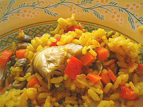 Овощная паэлья