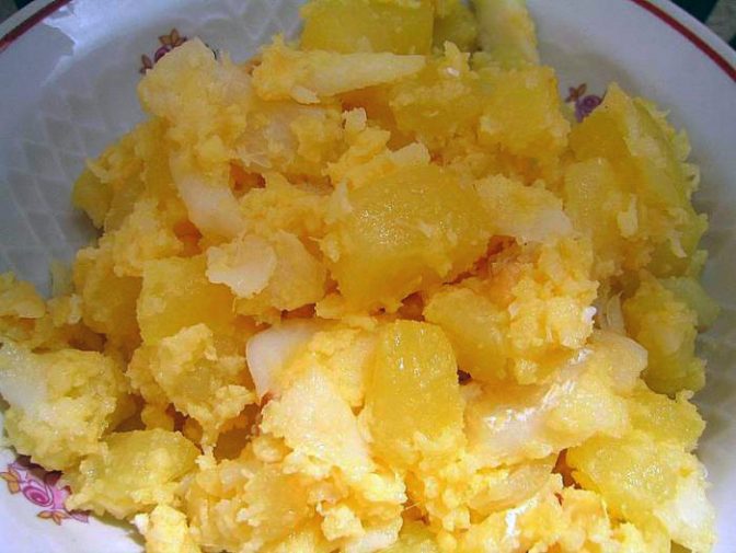 Картошка с треской