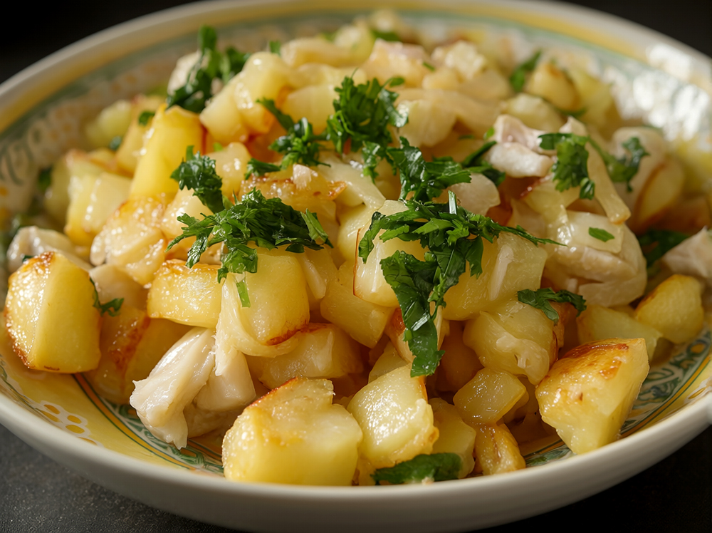 Картошка с треской