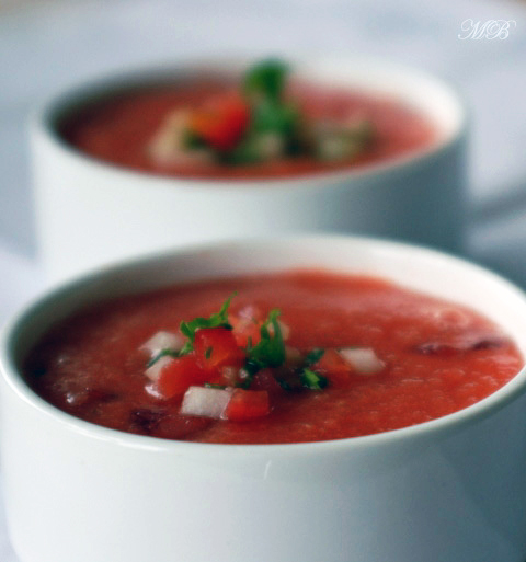 Гаспачо с арбузом