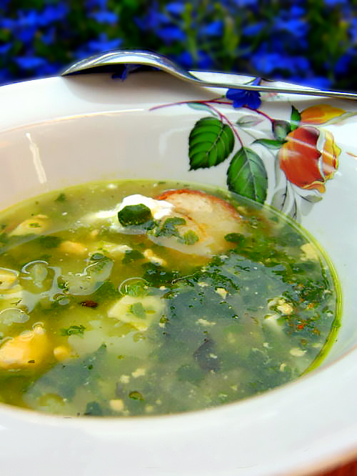 Зеленый суп