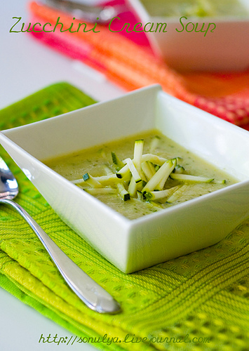 Крем-суп из кабачков