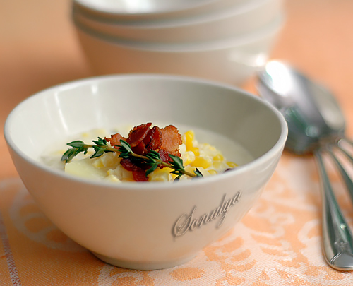 Густой суп из кукурузы и картофеля (Corn and Potato Chowder)