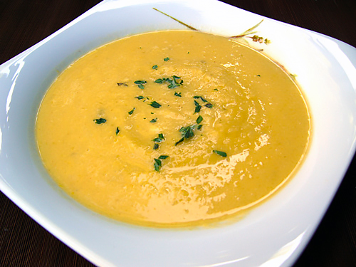 Суп из тыквы с яблоком (Spaghetti Squash Apple Soup)