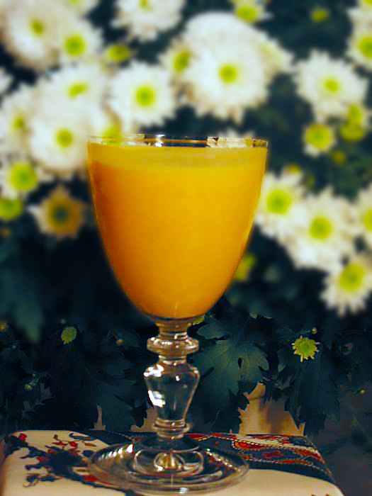 Тыквенный суп с шафраном