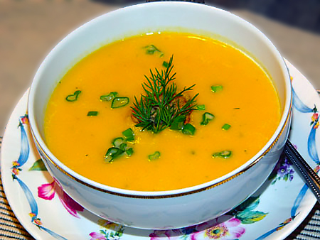 Cуп-пюре из тыквы