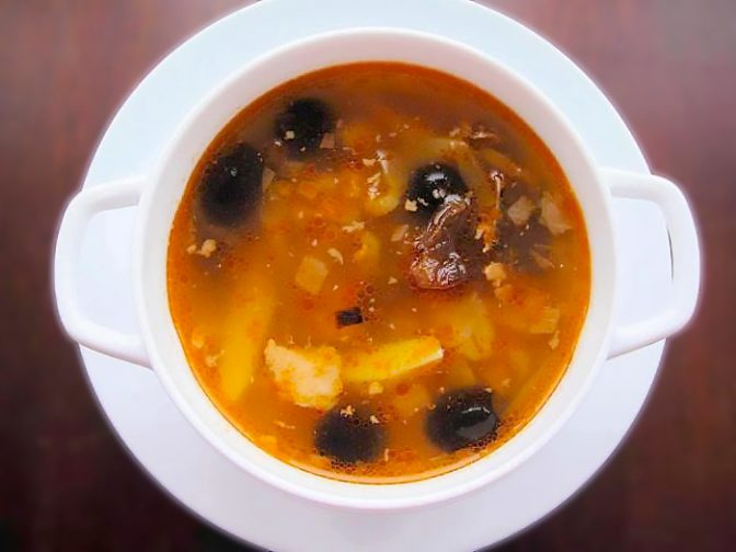 Рыбная солянка