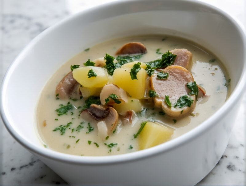 Картофельник с шампиньонами