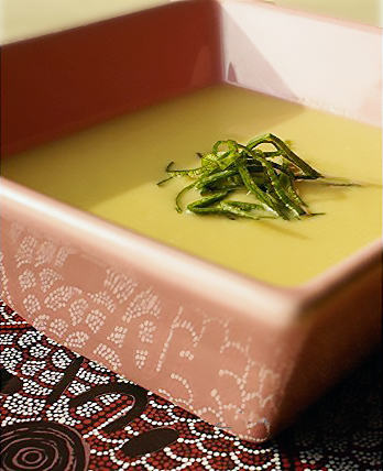 Сливочный суп с картофелем и луком-пореем