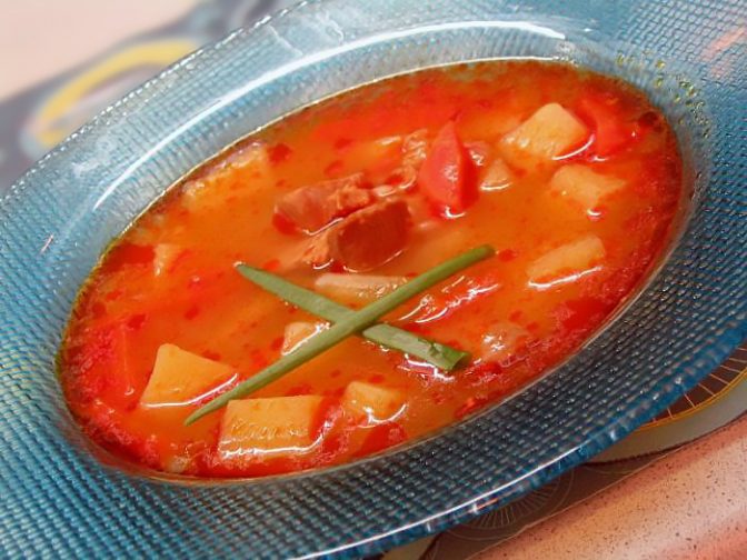 Шотландский суп с бараниной и перловкой