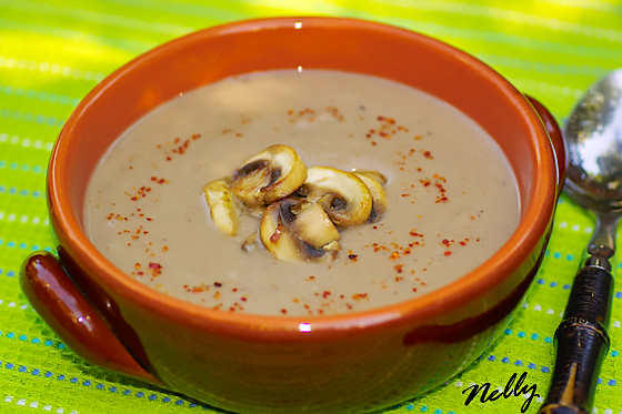 Суп с каштанами и топинамбуром
