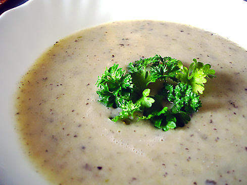 Суп-пюре из шампиньонов