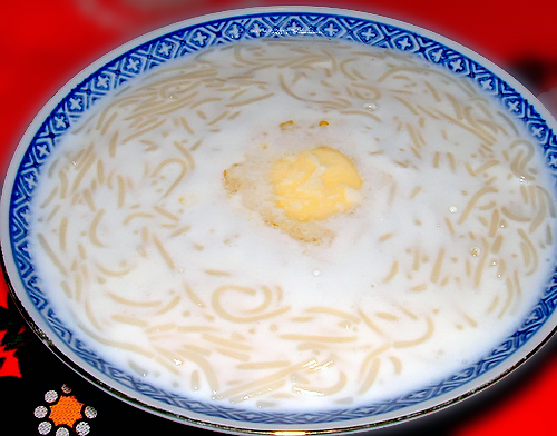 Молочный суп с вермишелью