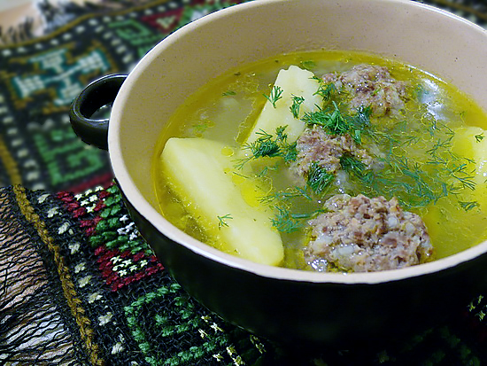 Суп с фрикадельками