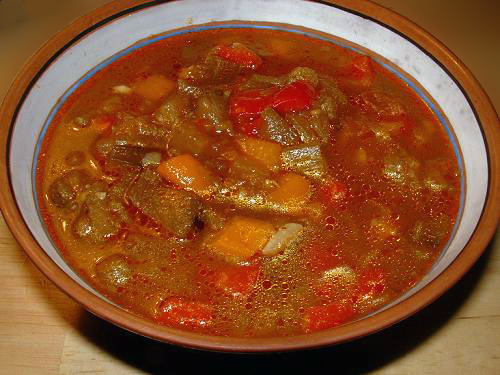 Суп из баклажанов