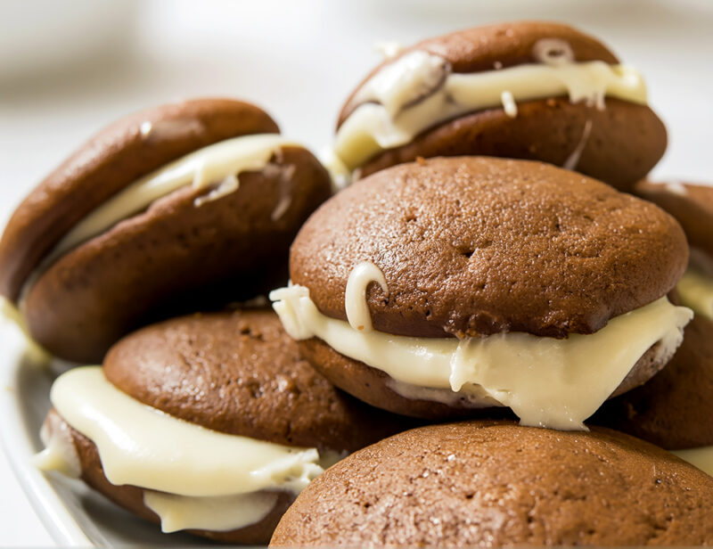 Шоколадное печенье со сливочной начинкой (Whoopie Pie)