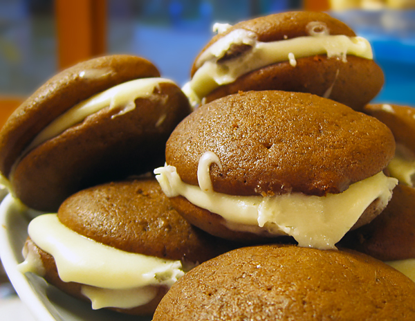 Шоколадное печенье со сливочной начинкой (Whoopie Pie)