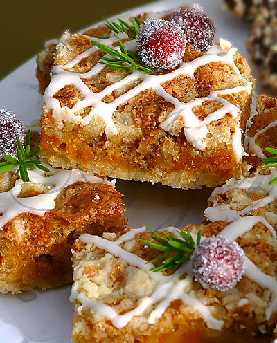 Абрикосовое бисквитное печенье