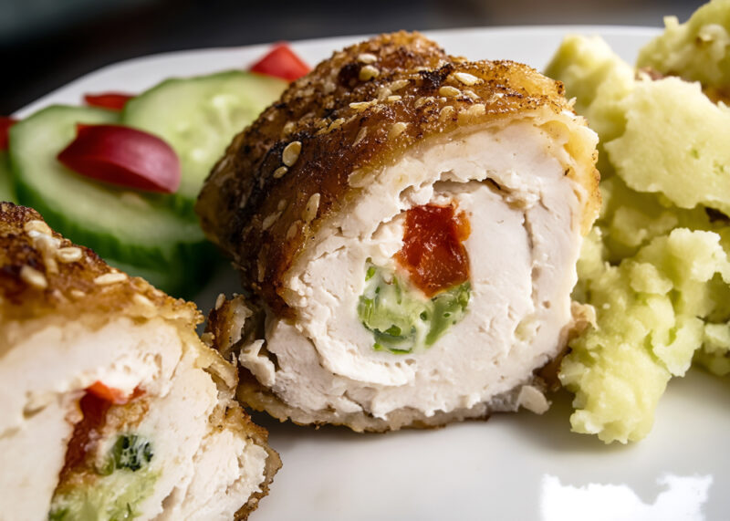 Рулеты из куриной грудки с сюрпризом