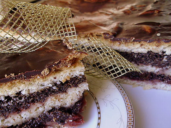 Слоеный маковник (Makowiec warstwowy)