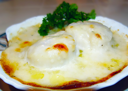 Запеченные морские гребешки