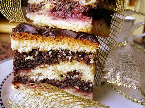 Слоеный маковник (Makowiec warstwowy)