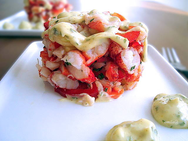 Салат из лобстера с эстрагоном