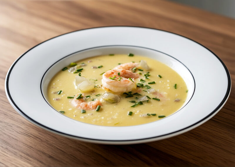 Густой суп с креветками из штата Мэн (Maine Shrimp Chowder)