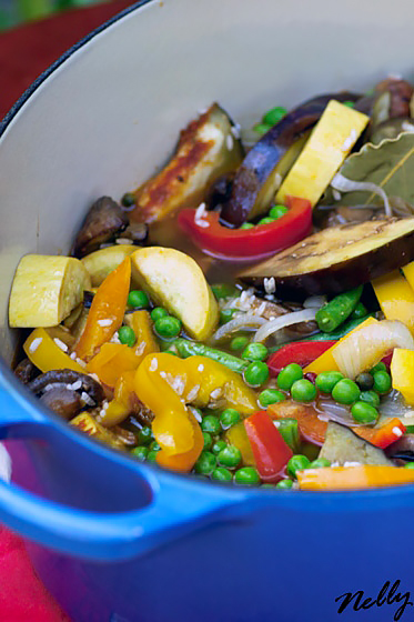 Тушеные овощи с рисом (Arroz con Verduras)