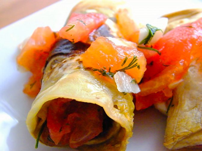 Рулетики-баклажанчики