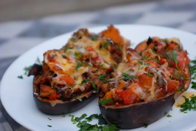 Фаршированные баклажаны