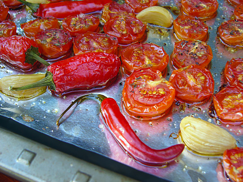 Печеные помидоры