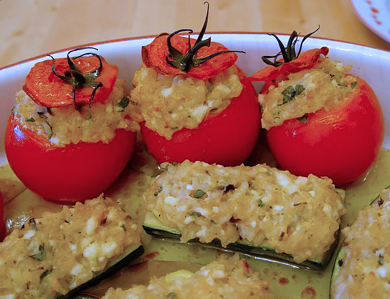 Фаршированные помидоры