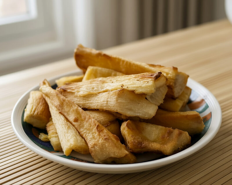 Жареная юка