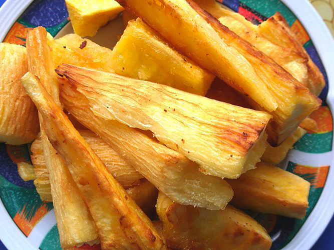 Жареная юка