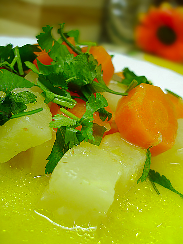 Карри с брюквой