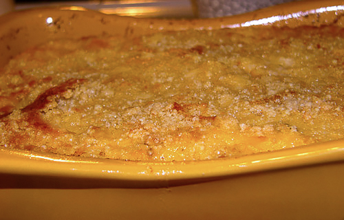 Запеканка из тыквы с миндалем