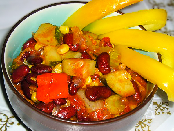 Простое вегетарианское чили