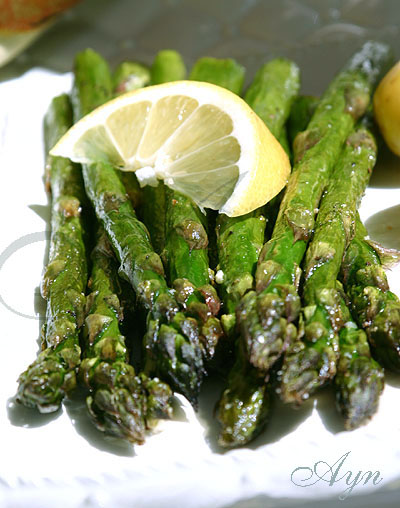 Запечённая спаржа