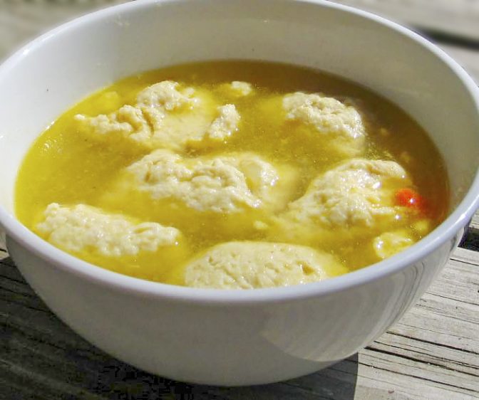 Клецки из куриного фарша