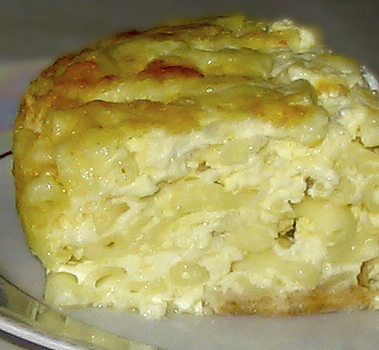 Запеканка из макарон с сыром в микроволновке с грилем