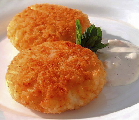 Рисовые оладушки