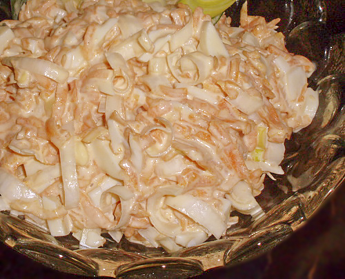 Салат из вареной моркови