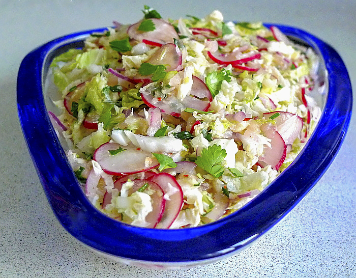 Капустный салат в азиатском стиле