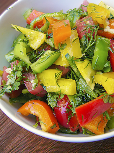 Салат из болгарского перца