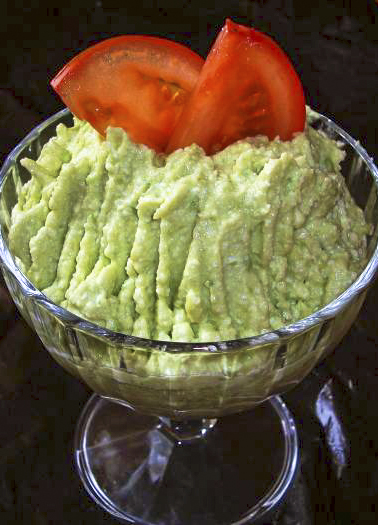 Намазка из авокадо и творога