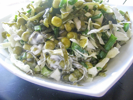 Салат с морской капустой