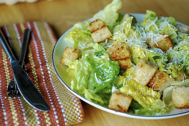Салат Цезарь (Caesar Salad)
