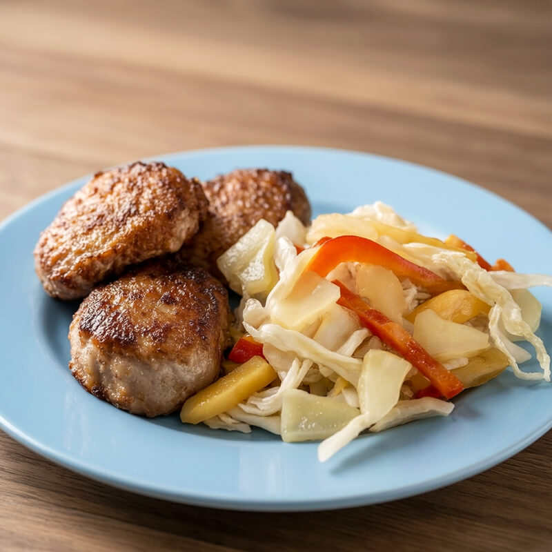 Салат с манго, ананасом и болгарским перцем