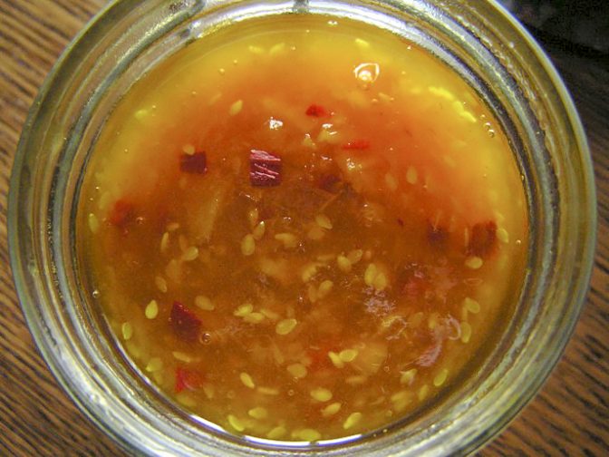 Чатни из персиков